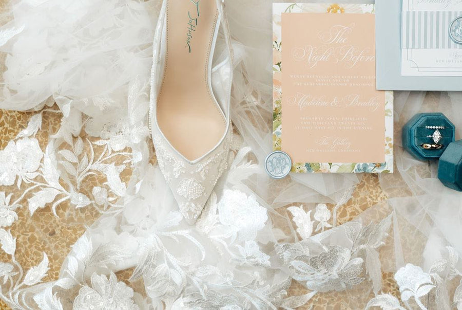 Custom wedding stationery by Coco & Confetti Paperie