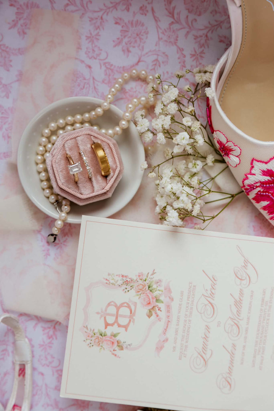 Custom wedding stationery by Coco & Confetti Paperie