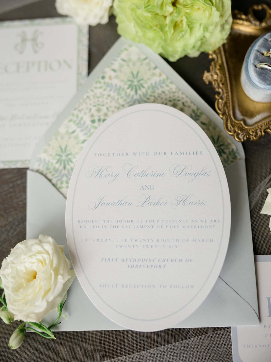 Custom wedding stationery by Coco & Confetti Paperie